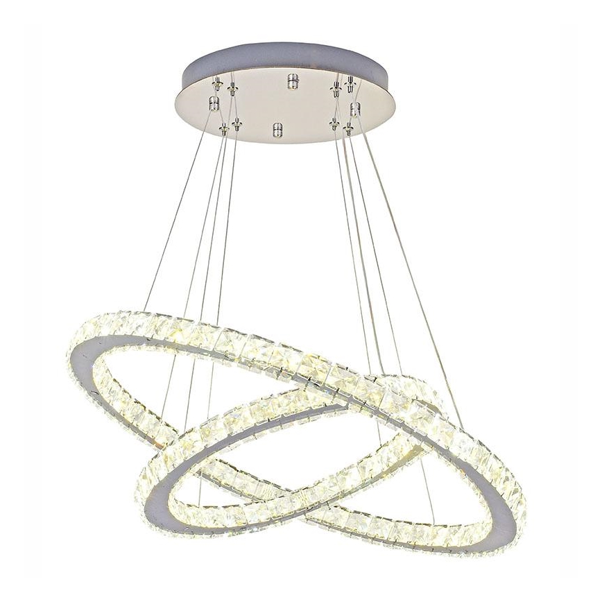 Brilagi - Lámpara colgante LED regulable suspendida por cable COSMOWAVE LED/115W/230V 3000-6500K + mando a distancia