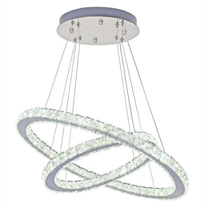 Brilagi - Lámpara colgante LED regulable suspendida por cable COSMOWAVE LED/115W/230V 3000-6500K + mando a distancia