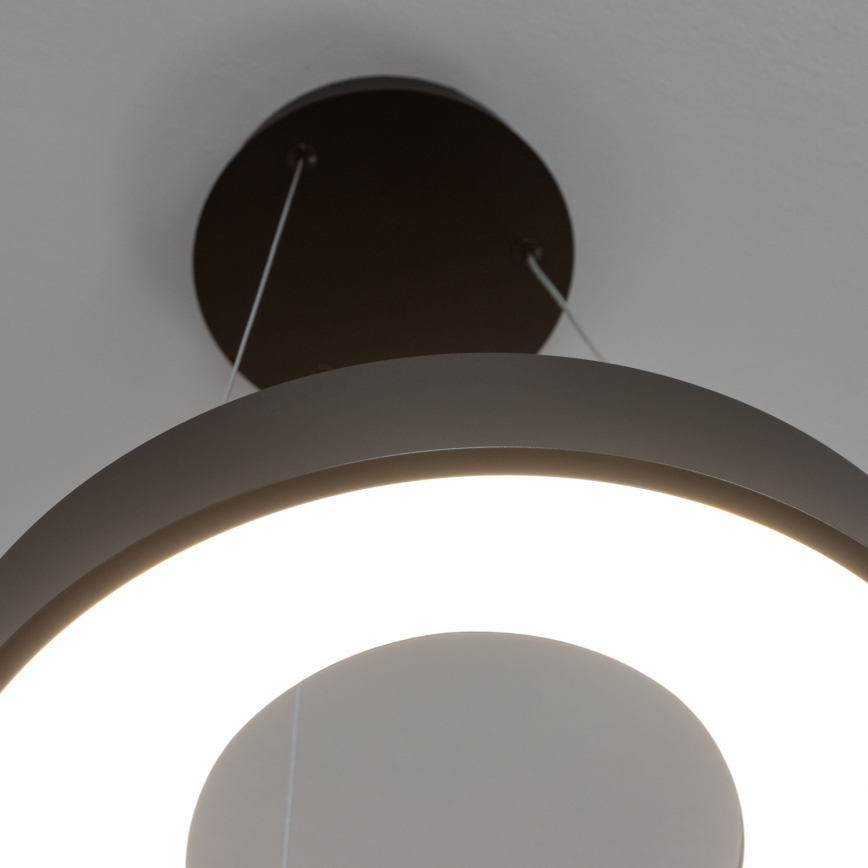 Brilagi - Lámpara colgante LED regulable con cable FALCON II LED/67W/230V 3000-6500K diámetro 40 cm negra + mando a distancia