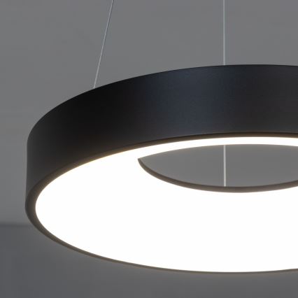 Brilagi - Lámpara colgante LED regulable con cable FALCON II LED/67W/230V 3000-6500K diámetro 40 cm negra + mando a distancia