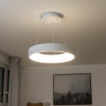 Brilagi - Lámpara colgante LED regulable con cable FALCON LED/40W/230V 3000-6500K Ø 45 cm blanca + mando a distancia