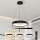 Brilagi - Lámpara colgante LED regulable con cable FALCON MODERN LED/30W/230V 3000-6500K Ø 40 cm negra + mando a distancia