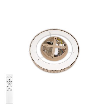 Brilagi - Lámpara colgante LED regulable suspendida por cable FALCON MODERN LED/30W/230V 3000-6500K 40 cm beige + mando a distancia