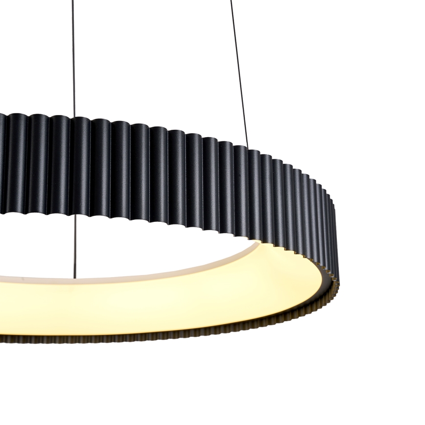 Brilagi - Lámpara colgante LED regulable con cable FALCON MODERN LED/30W/230V 3000-6500K Ø 40 cm negra + mando a distancia