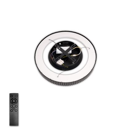 Brilagi - Lámpara colgante LED regulable con cable FALCON MODERN LED/30W/230V 3000-6500K Ø 40 cm negra + mando a distancia