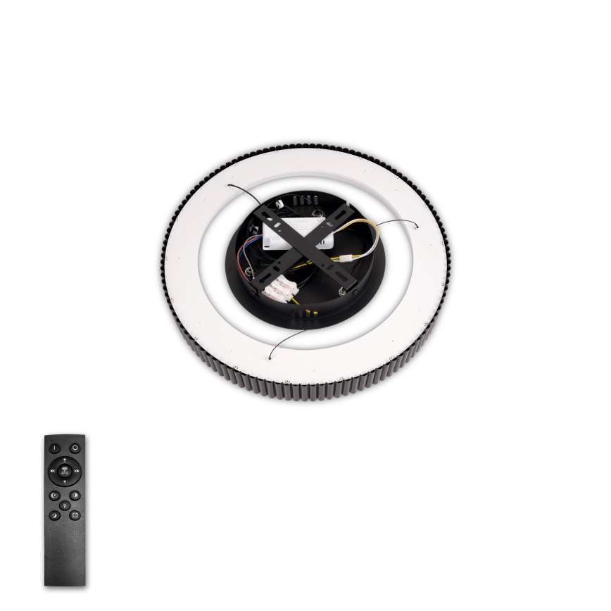 Brilagi - Lámpara colgante LED regulable con cable FALCON MODERN LED/30W/230V 3000-6500K Ø 40 cm negra + mando a distancia