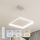 Brilagi - Lámpara colgante LED regulable con cable FALCON SLIM LED/50W/230V 3000-6500K 50x50 cm blanca + mando a distancia