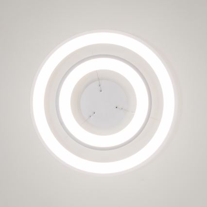 Brilagi - Lámpara colgante LED regulable suspendida por cable FALCON SLIM LED/68W/230V 3000-6500K, diámetro 50 cm, color blanco, con mando a distancia