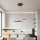 Brilagi - lámpara colgante LED regulable con cable INFINITY LED/55W/230V 3000-6000K 50x50 cm negra + mando a distancia