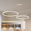 Brilagi - Lámpara colgante LED regulable con cable PORTOFINO LED/98W/230V 3000-6000K blanco + control remoto