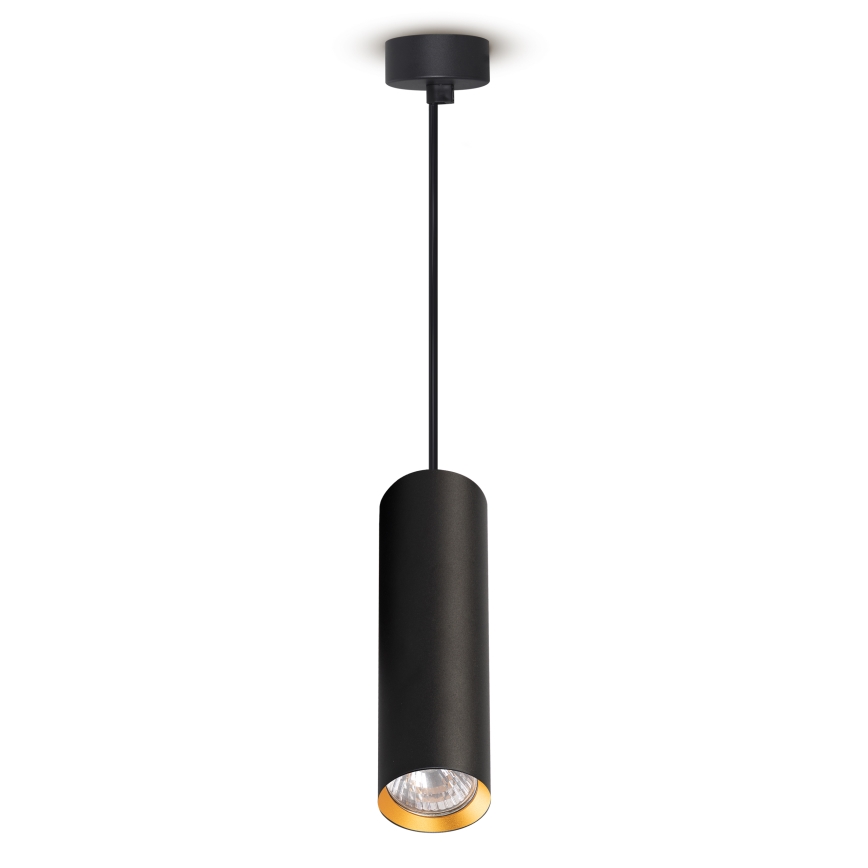 Brilagi - LED RGBW Lámpara colgante regulable con cable SELE 1xGU10/4,8W/230V 3000K negra/dorada + control remoto
