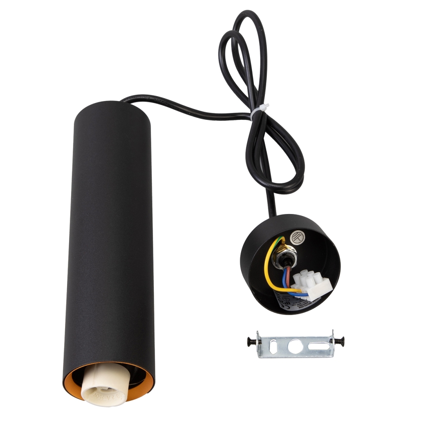 Brilagi - LED RGBW Lámpara colgante regulable con cable SELE 1xGU10/4,8W/230V 3000K negra/dorada + control remoto