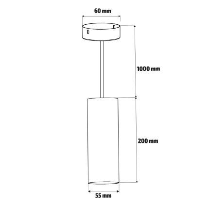 Brilagi - LED RGBW Lámpara colgante regulable con cable SELE 1xGU10/4,8W/230V 3000K negra/dorada + control remoto