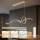 Brilagi - Lámpara colgante LED regulable con cable SIGNATURE LED/55W/230V 3000-6000K 120x23 cm beige + mando a distancia
