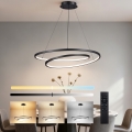 Brilagi - Lámpara colgante LED regulable con cable TWISTER LED 105 W, 230 V, 3000–6000 K, diámetro 100 cm, negra + mando a distancia