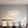 Brilagi - Lámpara colgante LED regulable con cable TWISTER LED/75W/230V 3000-6000K diámetro 70 cm blanca + mando a distancia