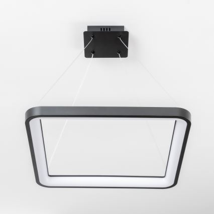 Brilagi - Lámpara colgante LED regulable FALCON SLIM LED/50W/230V 3000-6500K 50x50 cm negra + mando a distancia