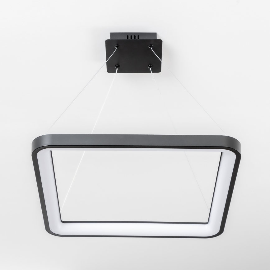 Brilagi - Lámpara colgante LED regulable FALCON SLIM LED/50W/230V 3000-6500K 50x50 cm negra + mando a distancia