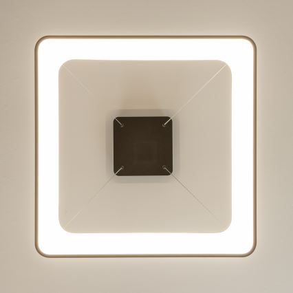 Brilagi - Lámpara colgante LED regulable con cable FALCON II LED/125W/230V 3000-6500K 60x60 cm negra + mando a distancia