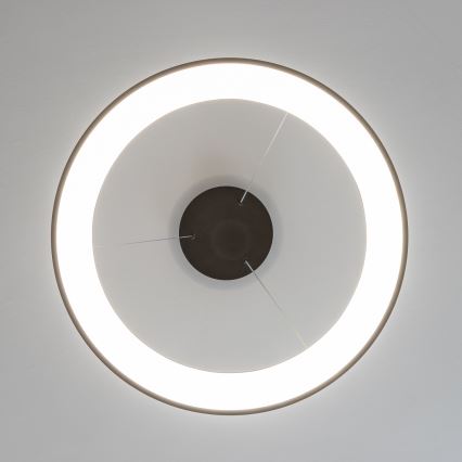 BRILAGI - Lámpara colgante LED regulable suspendida por cable FALCON II LED/99W/230V 3000-6500K diámetro 60 cm negra + mando a distancia