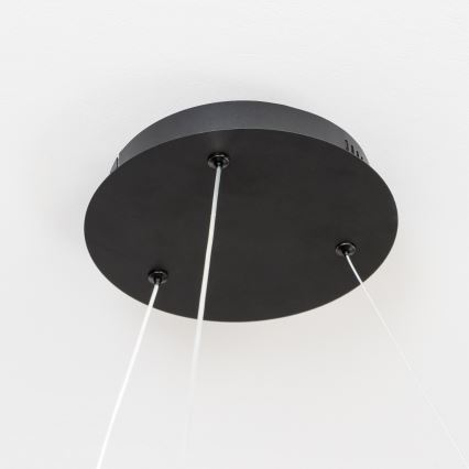 BRILAGI - Lámpara colgante LED regulable suspendida por cable FALCON II LED/99W/230V 3000-6500K diámetro 60 cm negra + mando a distancia