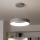 Brilagi - Lámpara colgante LED regulable en cable FALCON LED/40W/230V 3000–6500K Ø45 cm gris + control remoto