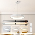 BRILAGI - Lámpara colgante LED regulable en cable FALCON MODERN LED/54W/230V 3000-6000K Ø 60 cm blanca + mando a distancia