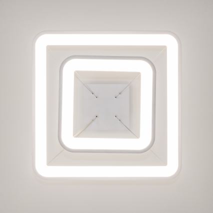 Brilagi - Lámpara colgante LED regulable FALCON SLIM LED/78W/230V 3000-6500K 50x50 cm blanca + mando a distancia