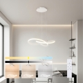 Brilagi - Lámpara colgante LED regulable en cable INFINITY LED/55W/230V 3000-6000K 50x50 cm blanca + mando a distancia