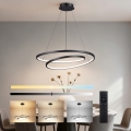 Brilagi - Lámpara colgante LED regulable en cable TWISTER LED/75W/230V 3000-6000K Ø 70 cm negra + mando a distancia