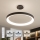 Brilagi - Lámpara colgante LED regulable FALCON II LED/108W/230V 3000-6500K Ø 80 cm negra + mando a distancia
