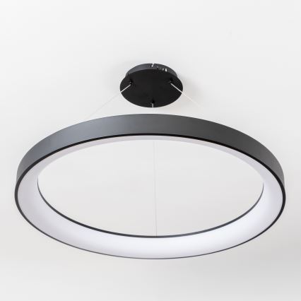 Brilagi - Lámpara colgante LED regulable FALCON II LED/108W/230V 3000-6500K Ø 80 cm negra + mando a distancia