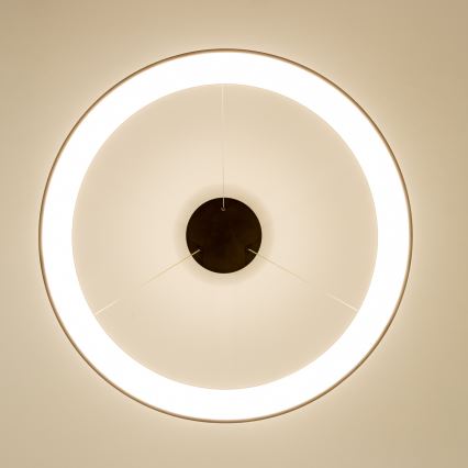 Brilagi - Lámpara colgante LED regulable FALCON II LED/108W/230V 3000-6500K Ø 80 cm negra + mando a distancia