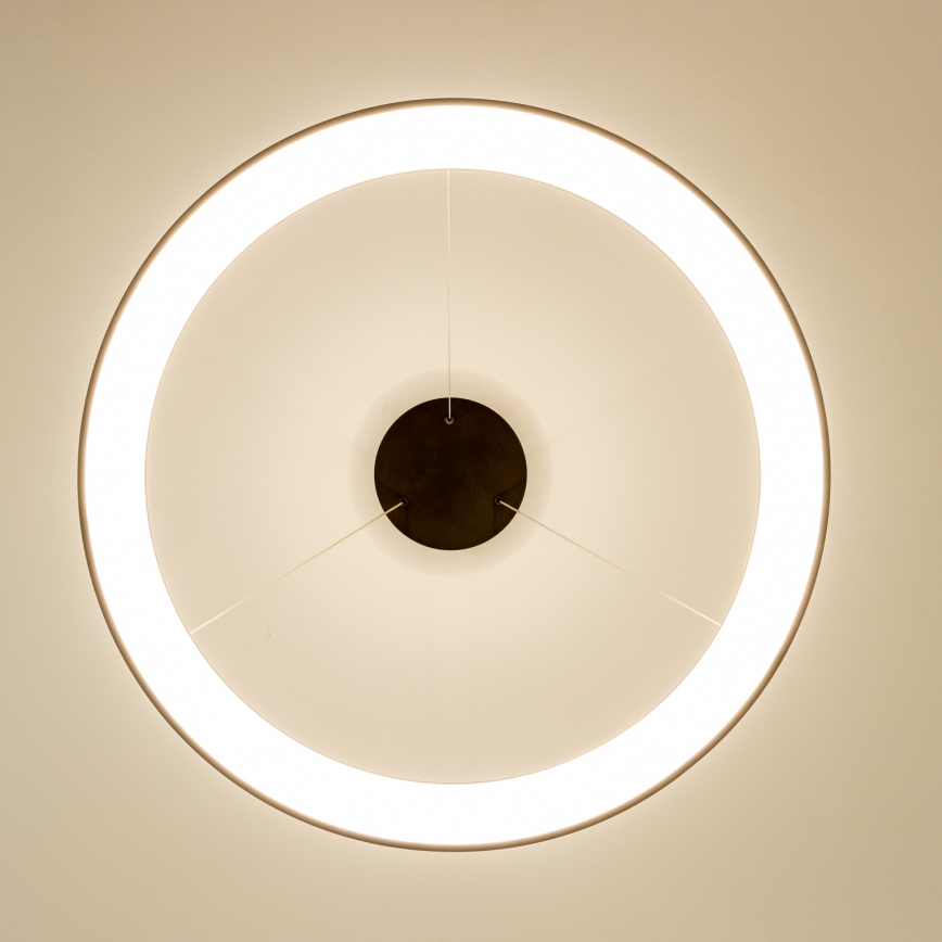 Brilagi - Lámpara colgante LED regulable FALCON II LED/108W/230V 3000-6500K Ø 80 cm negra + mando a distancia