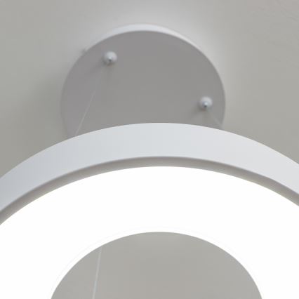 Brilagi - Lámpara colgante LED regulable con cable FALCON II LED/67W/230V 3000-6500K diám. 40 cm blanco + mando a distancia