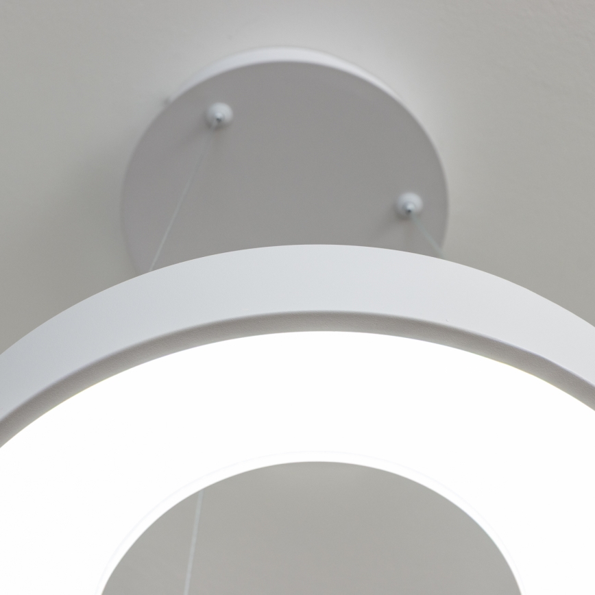 Brilagi - Lámpara colgante LED regulable con cable FALCON II LED/67W/230V 3000-6500K diám. 40 cm blanco + mando a distancia