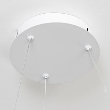 Brilagi - Lámpara colgante LED regulable con cable FALCON II LED/67W/230V 3000-6500K diám. 40 cm blanco + mando a distancia