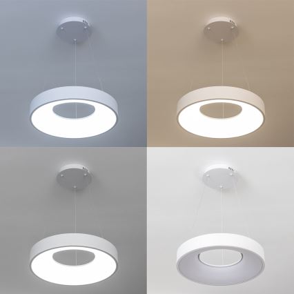 Brilagi - Lámpara colgante LED regulable con cable FALCON II LED/67W/230V 3000-6500K diám. 40 cm blanco + mando a distancia