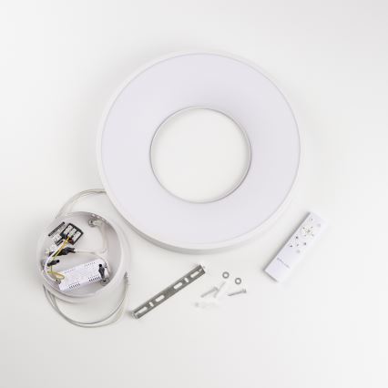 Brilagi - Lámpara colgante LED regulable con cable FALCON II LED/67W/230V 3000-6500K diám. 40 cm blanco + mando a distancia