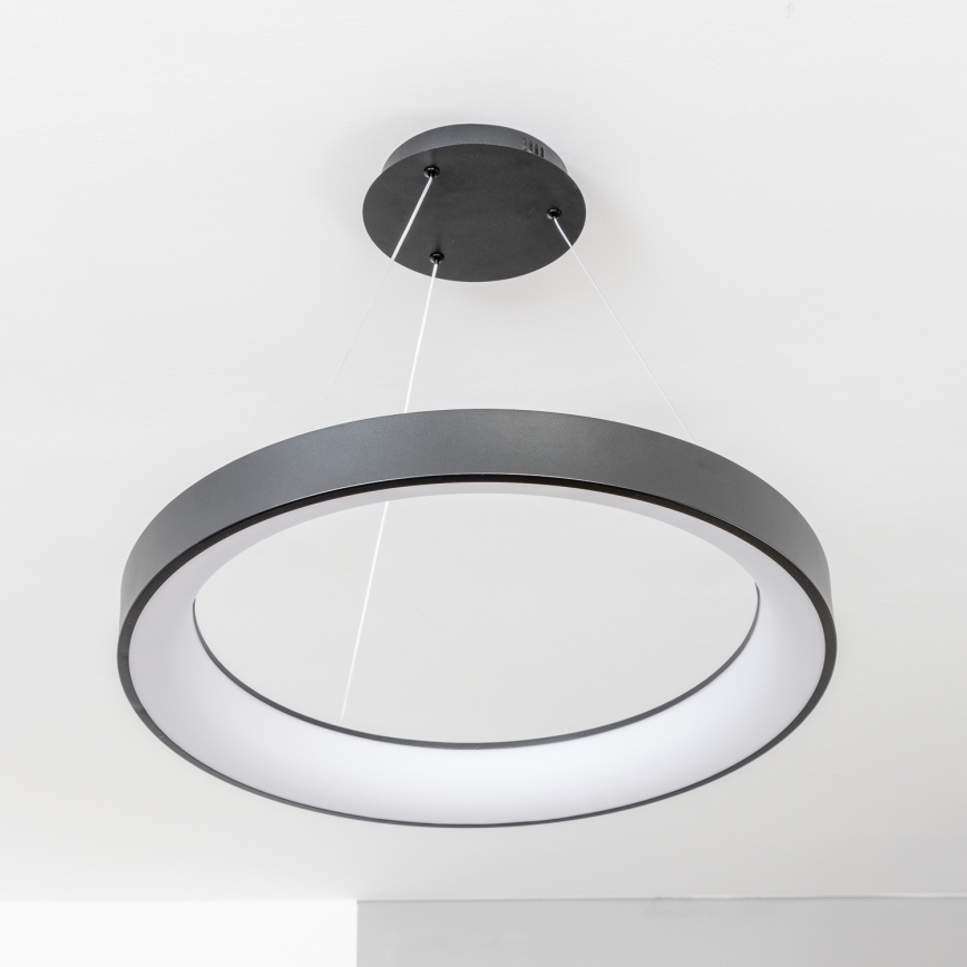 Brilagi - Lámpara colgante LED regulable con cable FALCON II LED/99W/230V 3000-6500K Ø 60 cm negra + mando a distancia