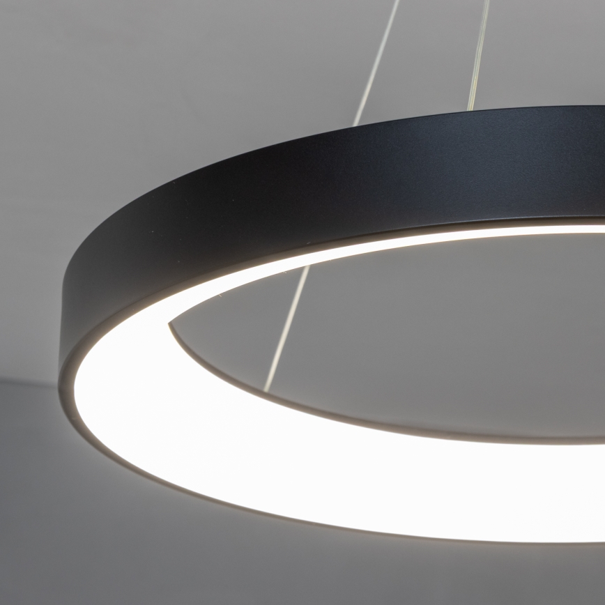 Brilagi - Lámpara colgante LED regulable con cable FALCON II LED/99W/230V 3000-6500K Ø 60 cm negra + mando a distancia