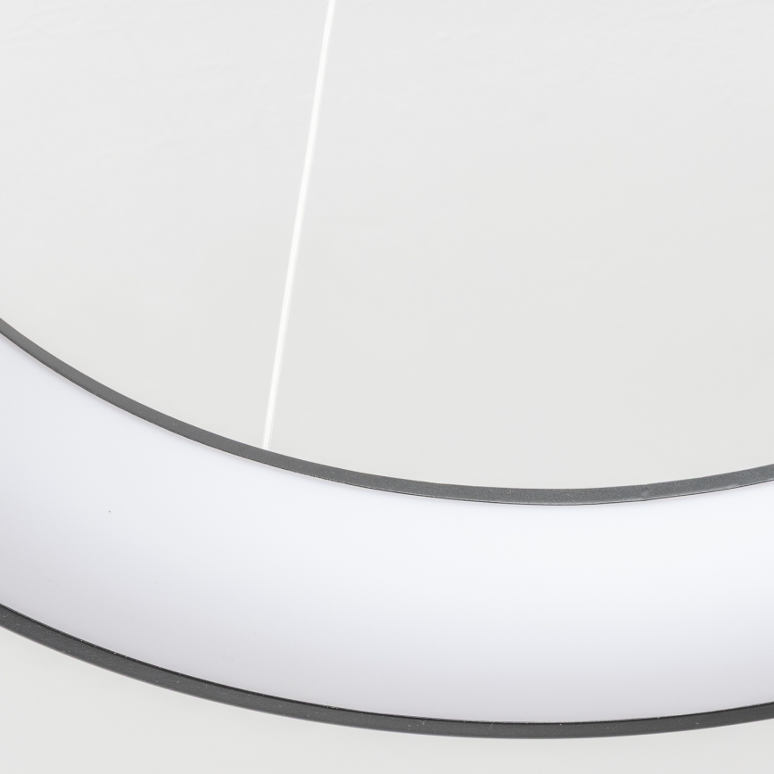 Brilagi - Lámpara colgante LED regulable con cable FALCON II LED/99W/230V 3000-6500K Ø 60 cm negra + mando a distancia