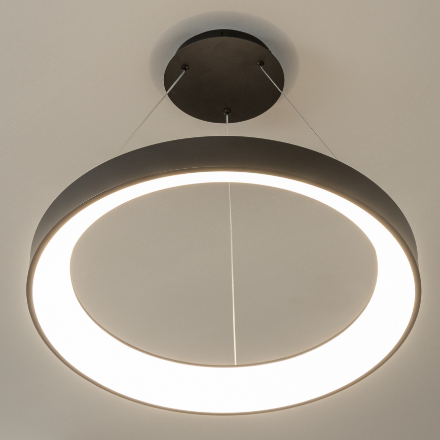 Brilagi - Lámpara colgante LED regulable con cable FALCON II LED/99W/230V 3000-6500K Ø 60 cm negra + mando a distancia
