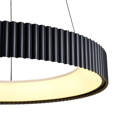 Brilagi - Lámpara colgante LED regulable suspendida por cable FALCON MODERN LED/54W/230V 3000-6500K diámetro 60 cm negra + mando a distancia