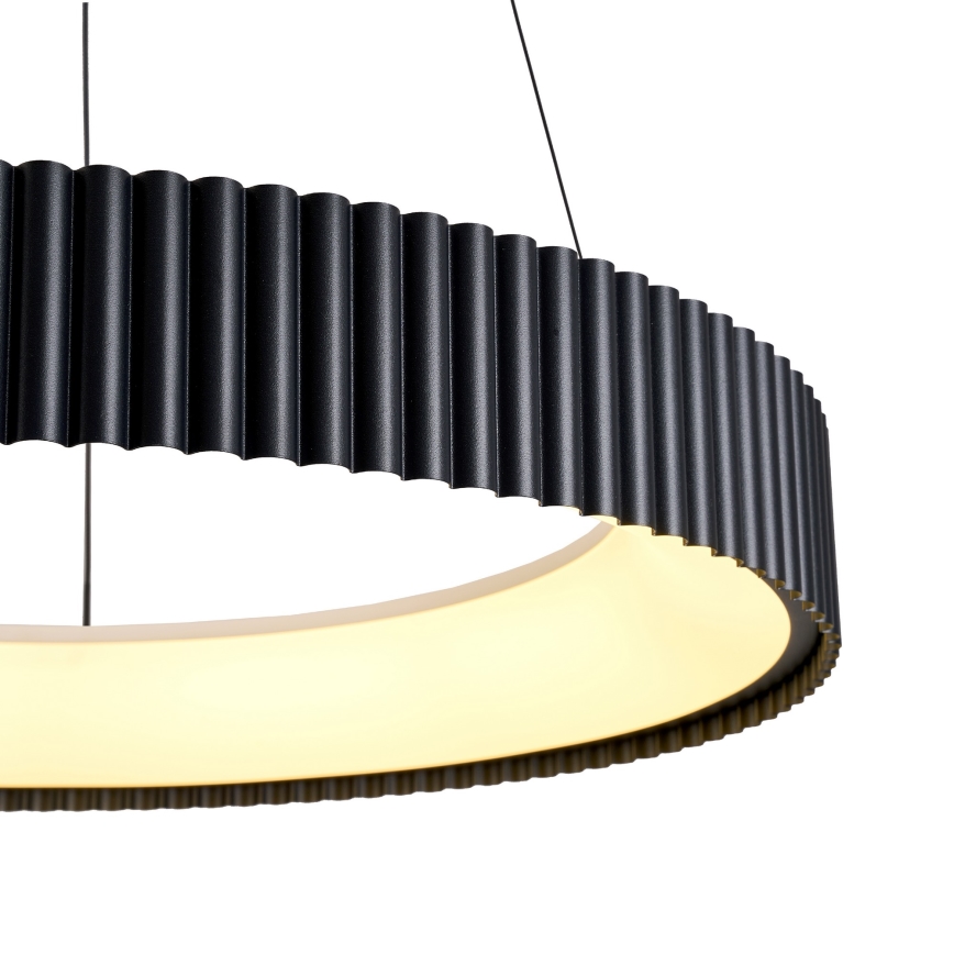 Brilagi - Lámpara colgante LED regulable suspendida por cable FALCON MODERN LED/54W/230V 3000-6500K diámetro 60 cm negra + mando a distancia