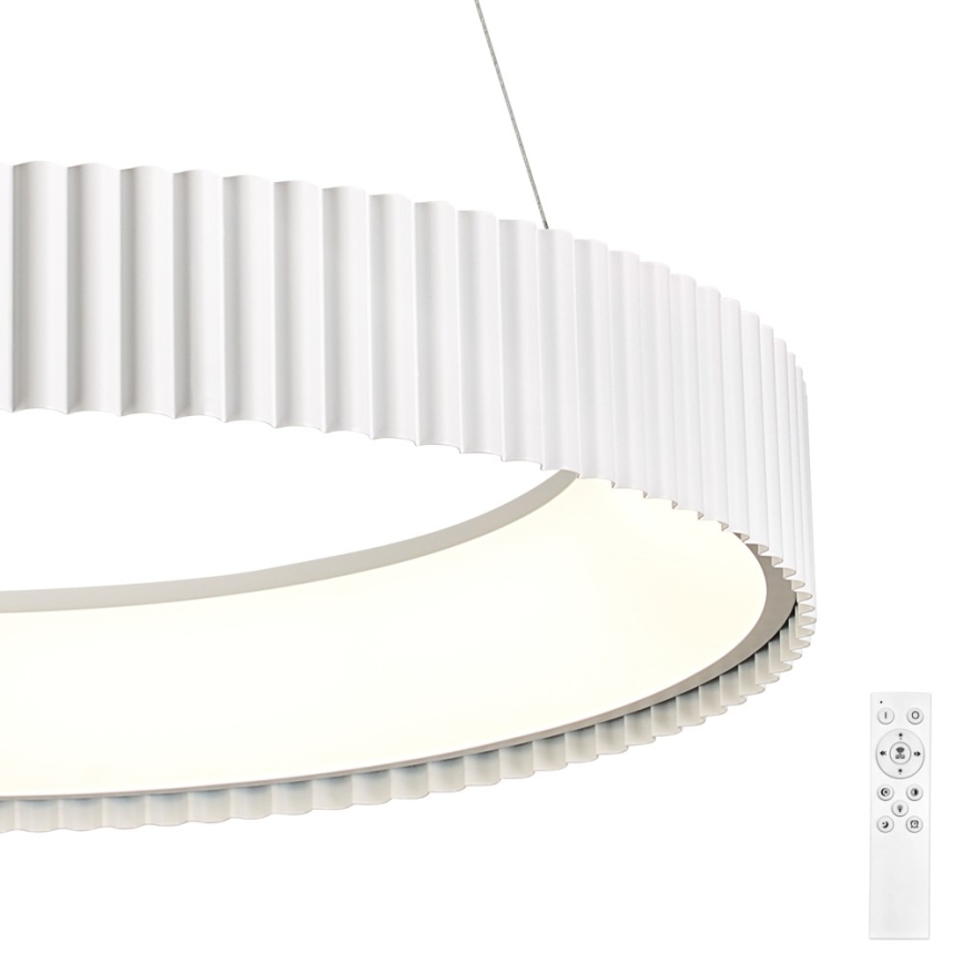 BRILAGI - Lámpara colgante LED regulable en cable FALCON MODERN LED/54W/230V 3000-6000K Ø 60 cm blanca + mando a distancia