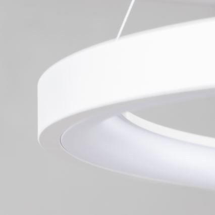 Brilagi - Lámpara colgante LED regulable con cable de suspensión FALCON SLIM LED/42W/230V 3000-6500K Ø 50 cm blanca + control remoto