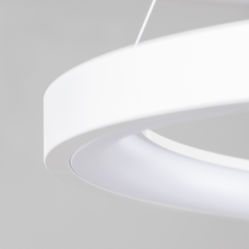 Brilagi - Lámpara colgante LED regulable con cable de suspensión FALCON SLIM LED/42W/230V 3000-6500K Ø 50 cm blanca + control remoto