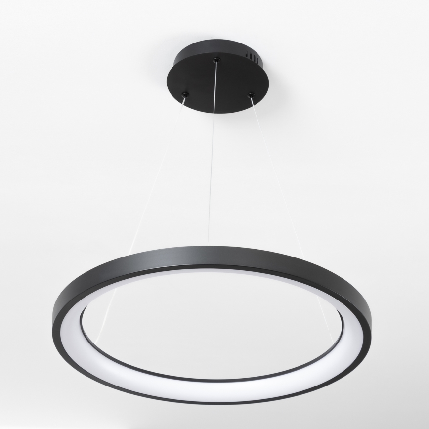 Brilagi - Lámpara colgante LED regulable con cable FALCON SLIM LED/42W/230V 3000-6500K Ø 50 cm negra + mando a distancia