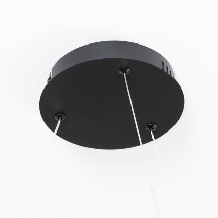 Brilagi - Lámpara colgante LED regulable con cable FALCON SLIM LED/42W/230V 3000-6500K Ø 50 cm negra + mando a distancia